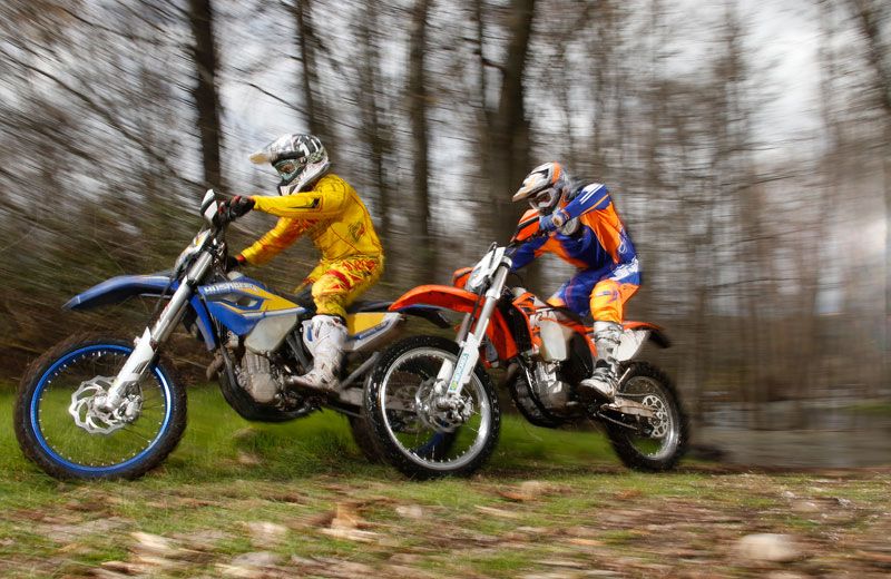 Comparativa Moto Verde: Husaberg FE 501 y KTM 500 EXC. Galería de fotos