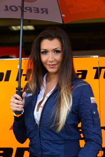 Las chicas del Gran Premio de Gran Bretaña de MotoGP