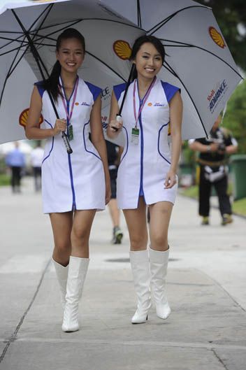 Las chicas del Gran Premio de Malasia de MotoGP 2013