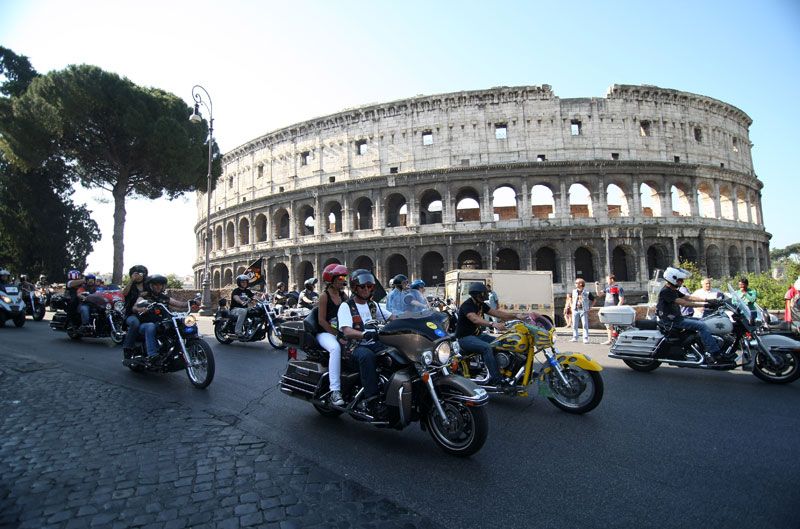 Harley-Davidson celebra su 110 aniversario en Roma