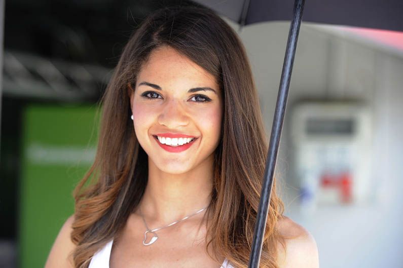 Las chicas del Mundial de Superbike en Imola
