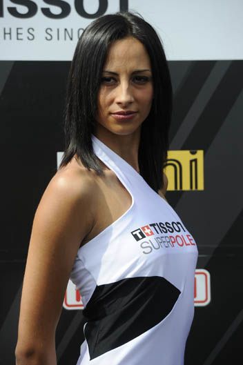 Las chicas del Mundial de Superbike en Imola