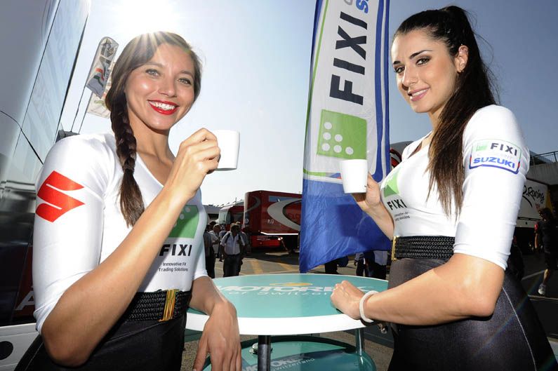 Las chicas del Mundial de Superbike en Imola