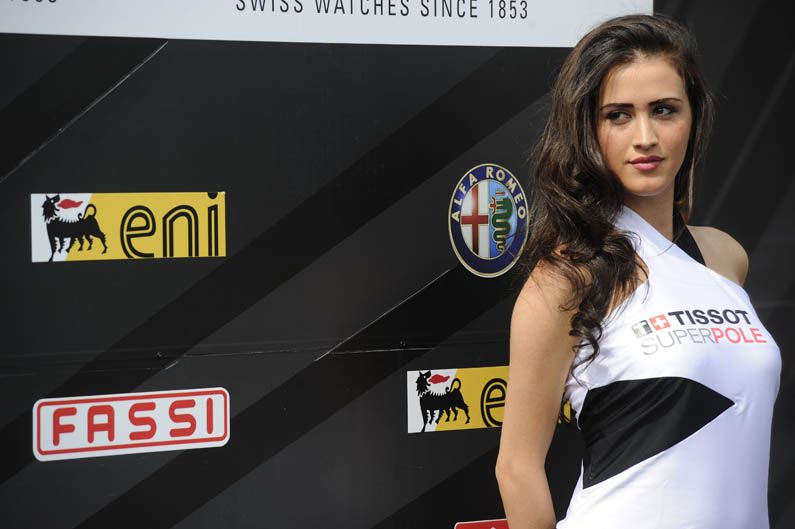 Las chicas del Mundial de Superbike en Imola