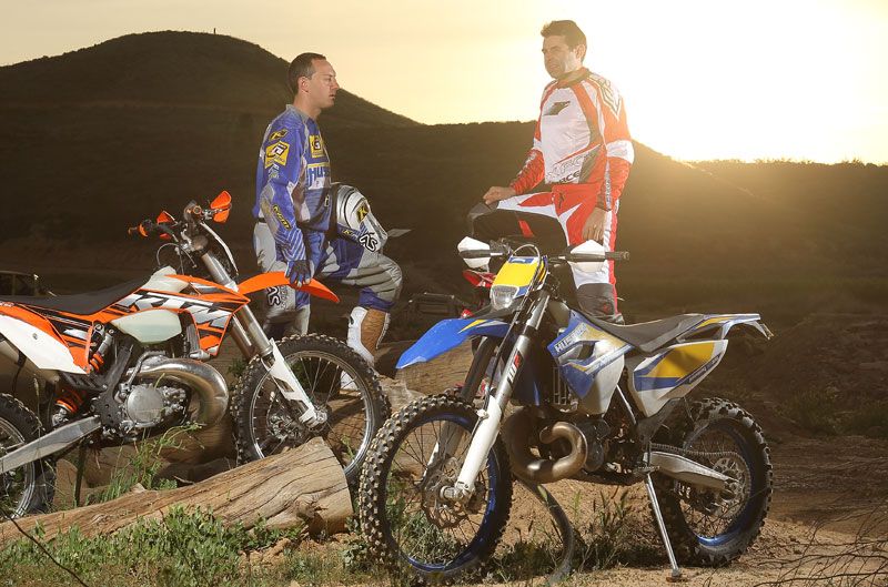 Comparativa: Husaberg TE 300 y KTM 300 EXC