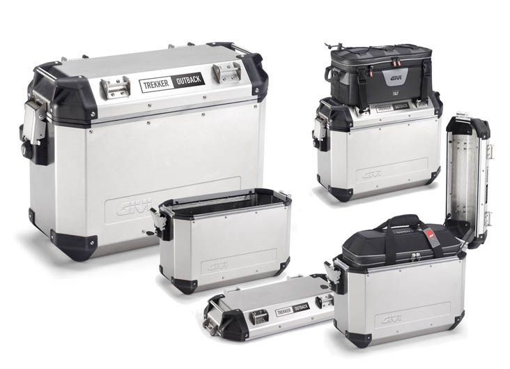 Equipajes GIVI de aluminio