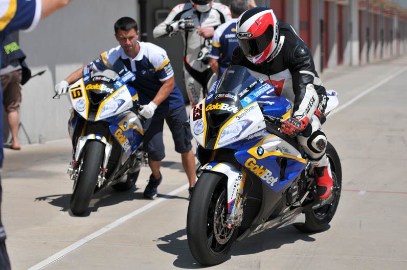 Moto Melandri en Acción