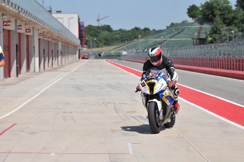 Moto Melandri en Acción