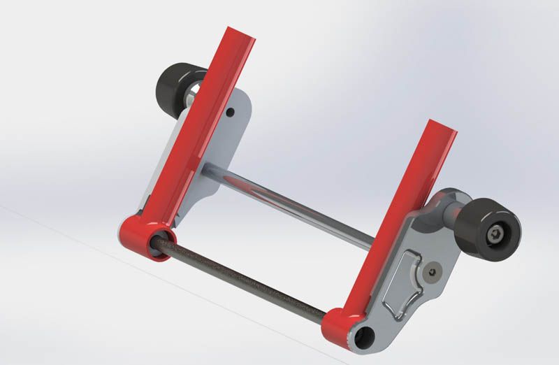 Así quedaría montado en el chasis