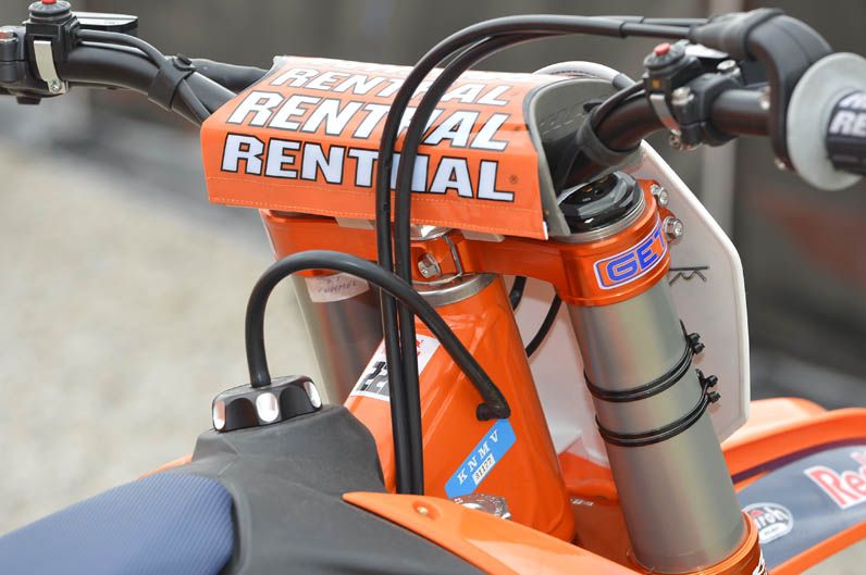 KTM 350 SXF Factory Tony Cairoli. Horquilla WP