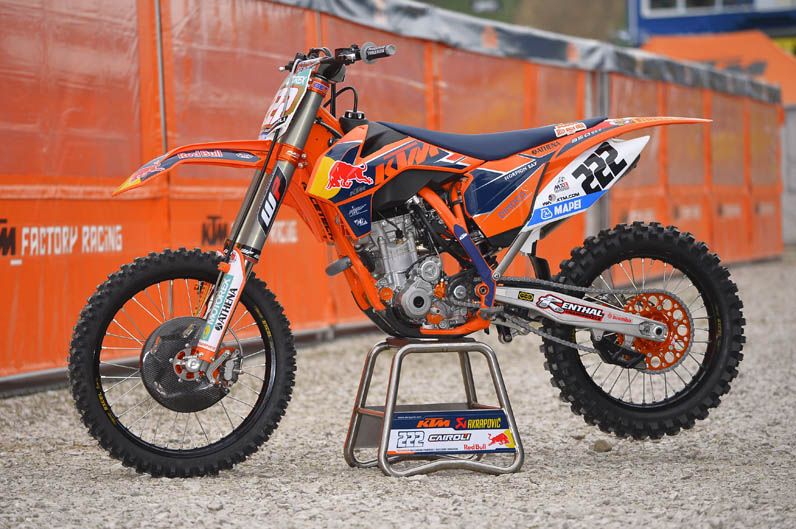 KTM 350 SXF Factory Tony Cairoli.