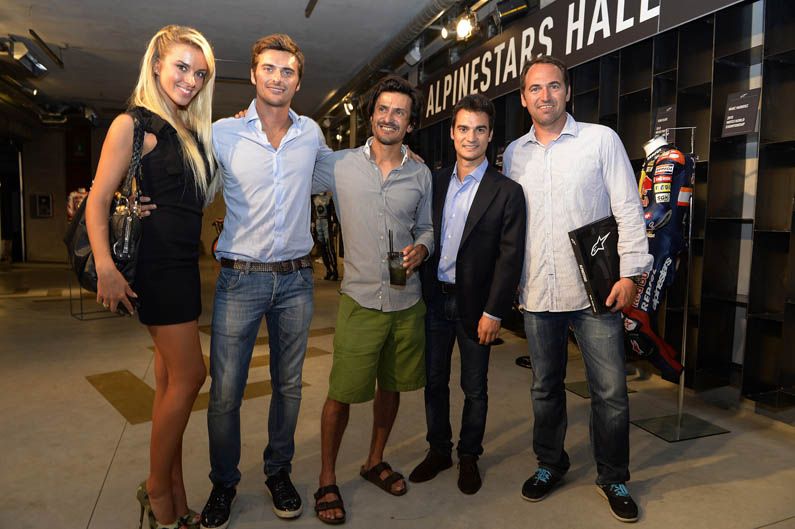 Sebastien Chovet, Dani Pedrosa y Marc Bonanomi