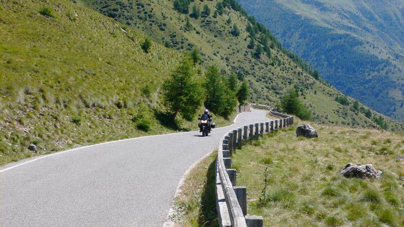 Turismo en moto por los Dolomitas. Galería de fotos