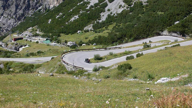 Turismo en moto por los Dolomitas. Galería de fotos