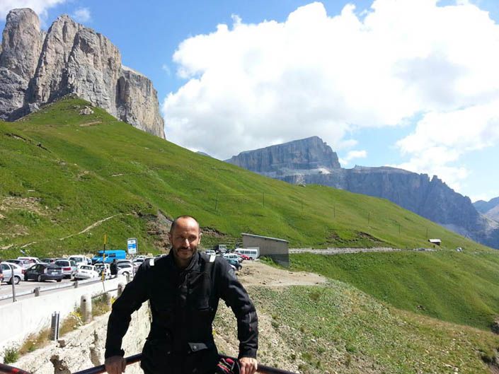Turismo en moto por los Dolomitas. Galería de fotos