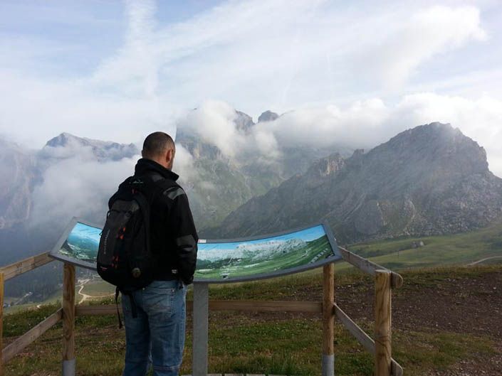 Turismo en moto por los Dolomitas. Galería de fotos