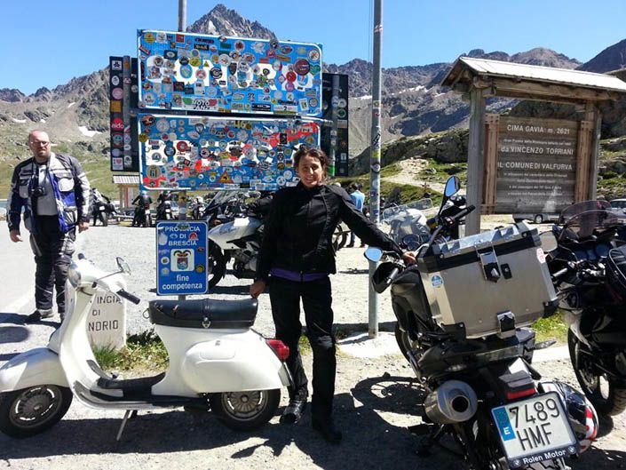 Turismo en moto por los Dolomitas. Galería de fotos