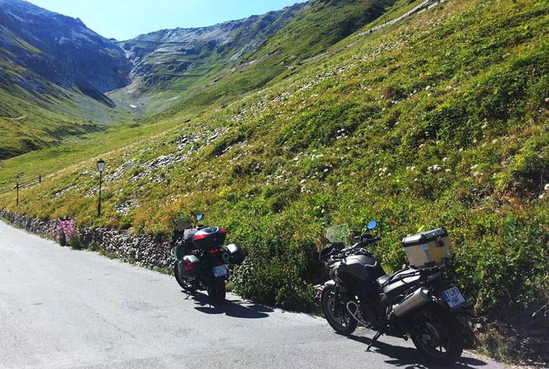 Turismo en moto por los Dolomitas. Galería de fotos