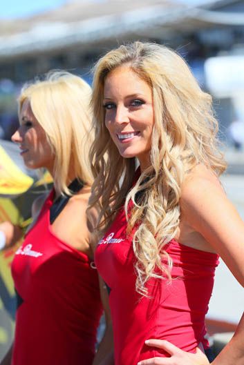 Las chicas del Mundial de SBK en Laguna Seca