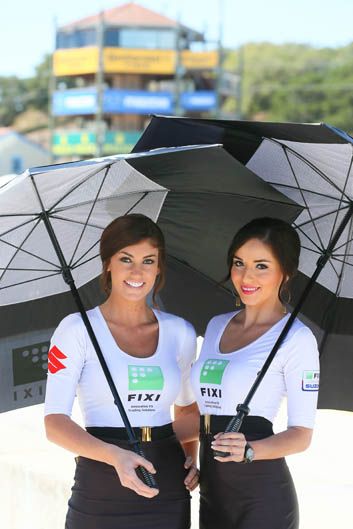 Las chicas del Mundial de SBK en Laguna Seca