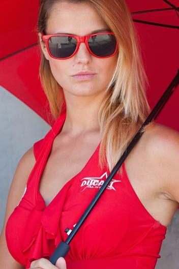 Las chicas del Mundial de SBK en Laguna Seca