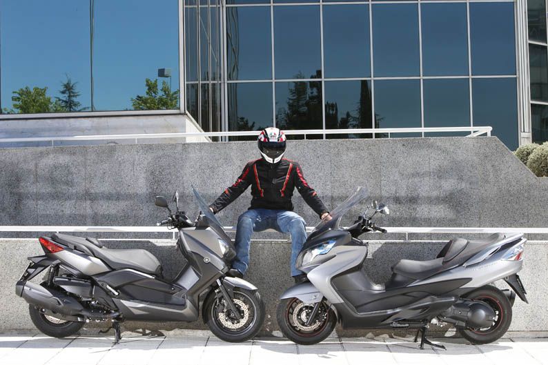 Comparativa X-Max y Burgman