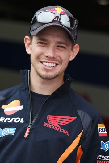 Casey Stoner prueba la Honda carreras cliente en Motegi