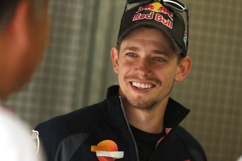Casey Stoner prueba la Honda carreras cliente en Motegi