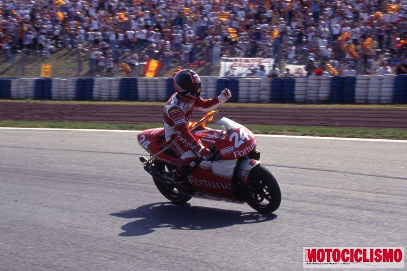 Carlos Checa. 1996. Honda