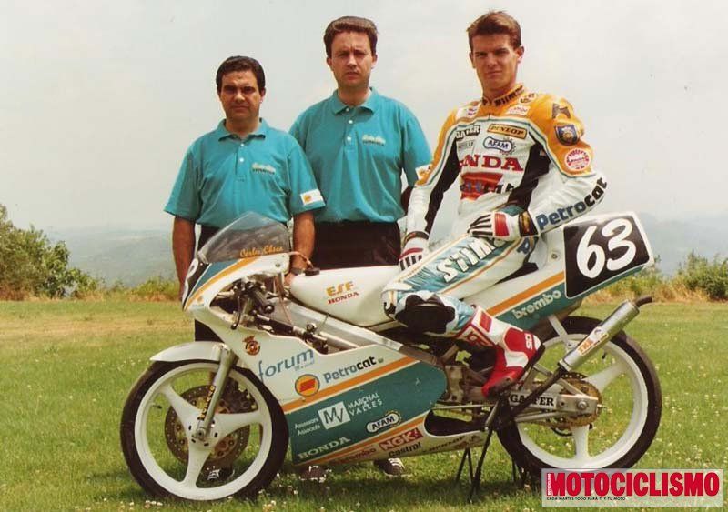 Carlos Checa. 1992. Honda