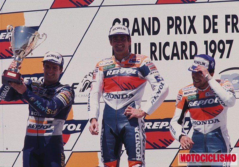 Carlos Checa. 1997. Honda