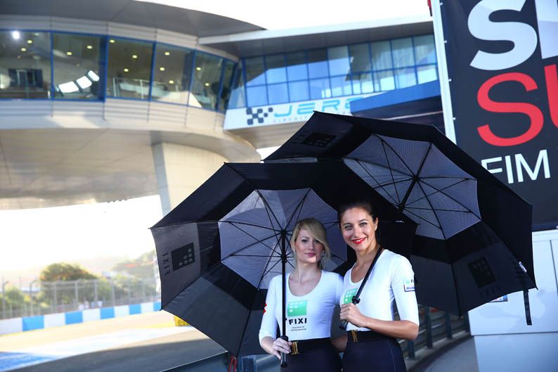 Las chicas de SBK en Jerez