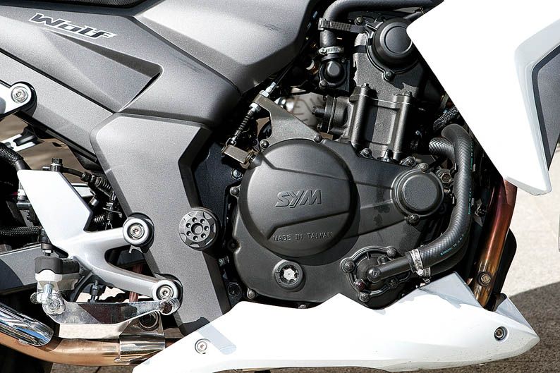 Detalles SYM Wolf 250i