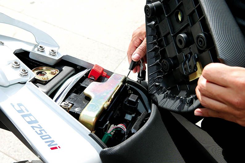 Detalles SYM Wolf 250i