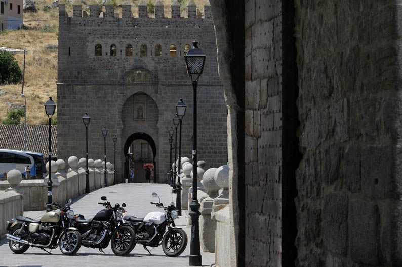 Comparativa vintage Harley-Davidson, Moto Guzzi y Triumph. Galería de fotos