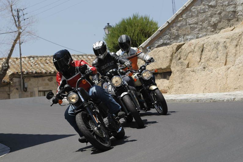 Comparativa vintage Harley-Davidson, Moto Guzzi y Triumph. Galería de fotos