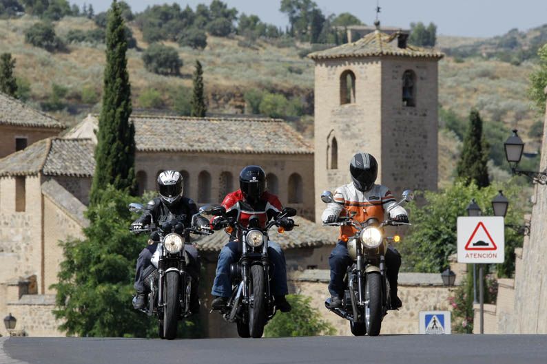 Comparativa vintage Harley-Davidson, Moto Guzzi y Triumph. Galería de fotos