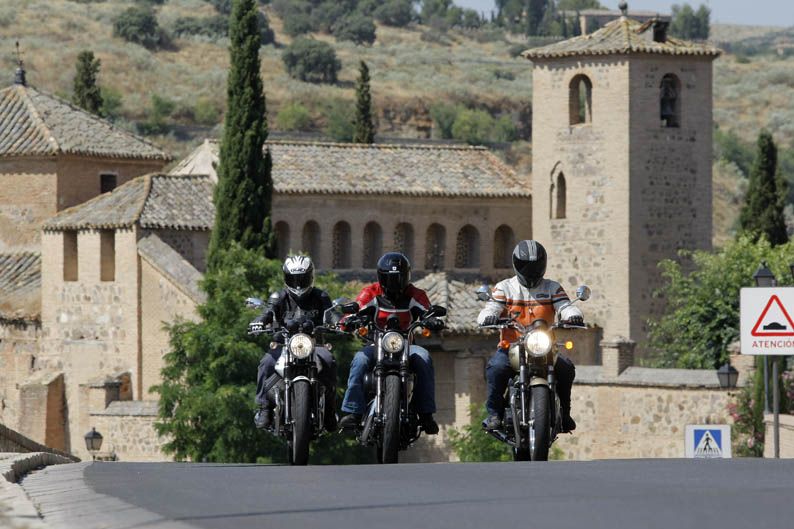 Comparativa vintage Harley-Davidson, Moto Guzzi y Triumph. Galería de fotos