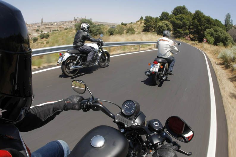 Comparativa vintage Harley-Davidson, Moto Guzzi y Triumph. Galería de fotos