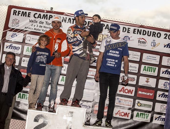 Podio Scratch, Campeonato de España de Enduro.