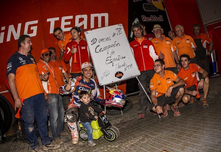 Iván Cervantes, 10 títulos de Campeón de España de Enduro.