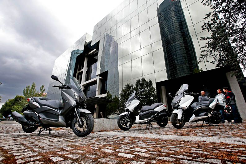 Fotos: Comparativa Yamaha X-Max 250, 400 y 530 T-Max