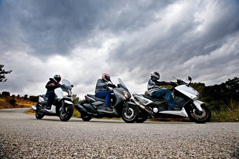 Fotos: Comparativa Yamaha X-Max 250, 400 y 530 T-Max