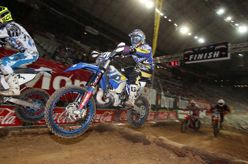 Dani Gibert en el SuperEnduro de Liverpool.