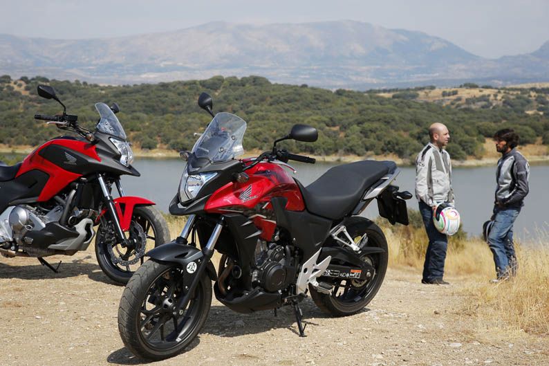 Comparativa Honda CB500X y NC700X DCT. Galería de fotos