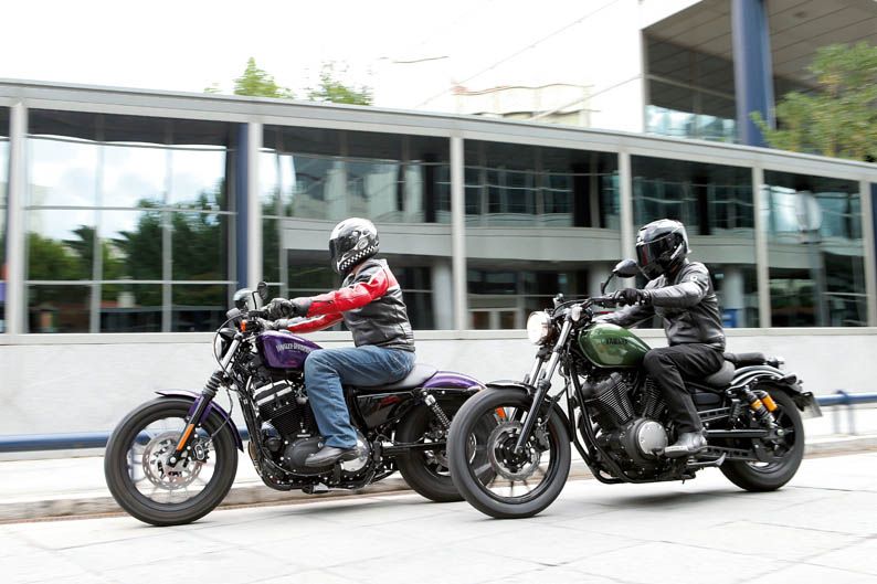 Comparativa Harley-Davidson Sportster Iron - Yamaha Bolt. Galería
