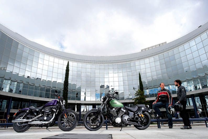 Comparativa Harley-Davidson Sportster Iron - Yamaha Bolt. Galería
