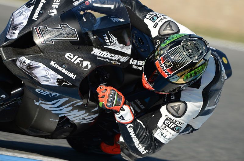 Entrenamientos Kawasaki de Tom Sykes y Loris Baz en Jerez