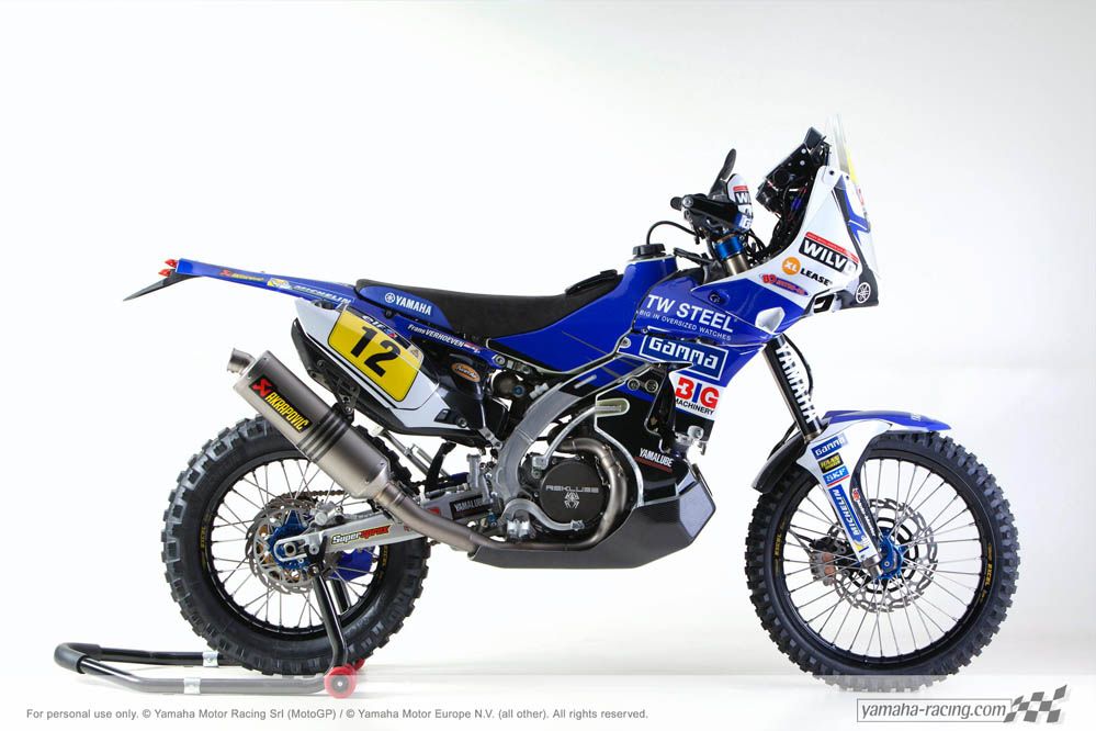 Fotos Cyril Despres con su Yamaha Dakar 2014