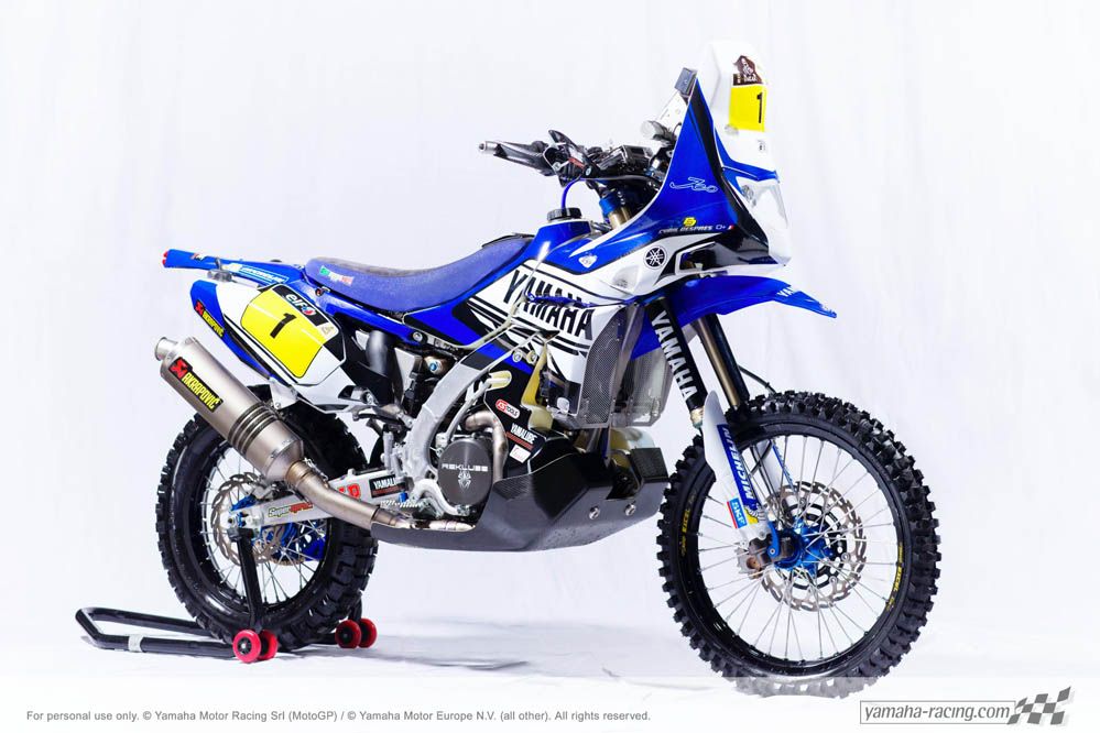 Fotos Cyril Despres con su Yamaha Dakar 2014